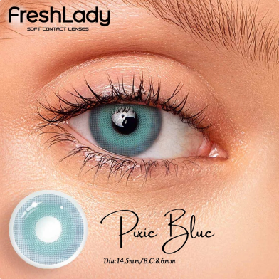  Ksseye Freshlady Pixie Blue Color Contact Lenses image