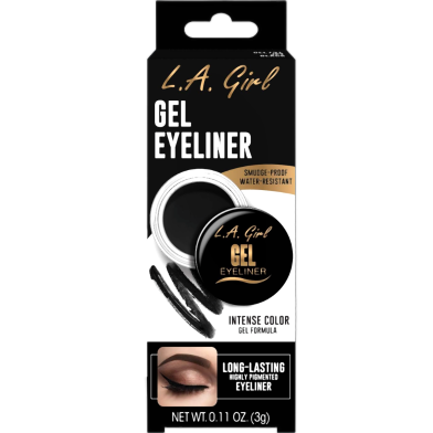  L.A. Girl Water Resistant Gel Eyeliner Gel731 Jet Black image