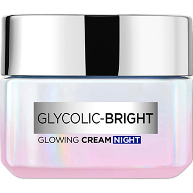  L'Oreal Glycolic Bright Glowing Night Cream 15ml image