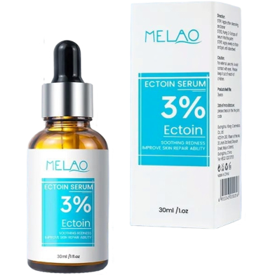  Melao Anti Aging Hyaluronic Acid Niacinamide Vitamin C E Skin Care Face 3 Percent Ectoin Serum for Face-30ml image