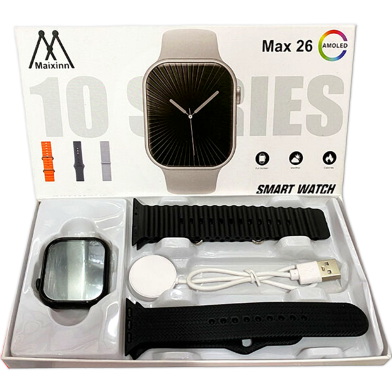  Maixinn Max 26 Bt Calling Smartwatch With 2 Straps image