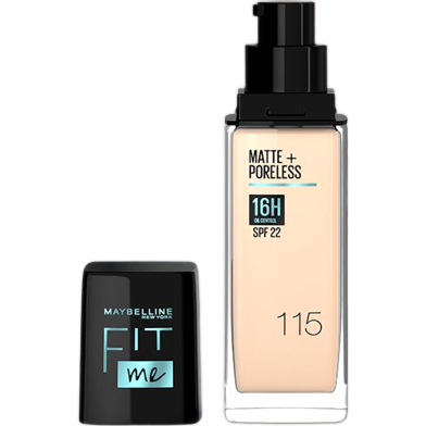  Maybelline Fit Me Matte Poreless 16h Oil Control Foundation 115 image