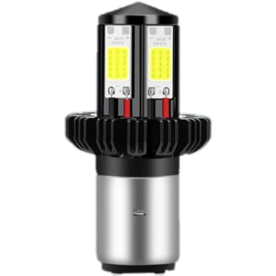  Motorcycle Headlight Waterproof 4 Side Led H4 Socket Hi Lo Beam Moto Led 6000K White 12V 1200LM 1 Pcs image