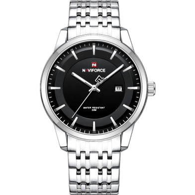  Naviforce Stainless Steel Waterproof Men’s Watch image