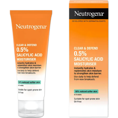  Neutrogena Clear And Defend 0.5 Percent Salicylic Acid Moisturiser 50ml image