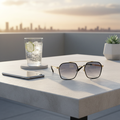 New Double Bridge Photosun Bluecut Anti-reflective Blue Lighting And Radiation Proof Sun Glass For Man - Uv 400 Slide 2