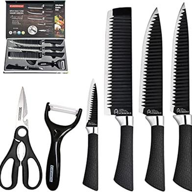 Non-Stick Coating Stainless Steel- 6 Pcs Set image