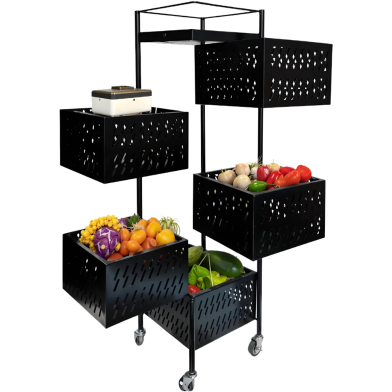  PH 5 Layer Square Shape Kitchen Rack image