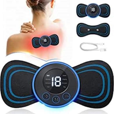 Portable Electric Pain Relax Neck Body Massager With USB Charging Cable - 1 Pcs Slide 3