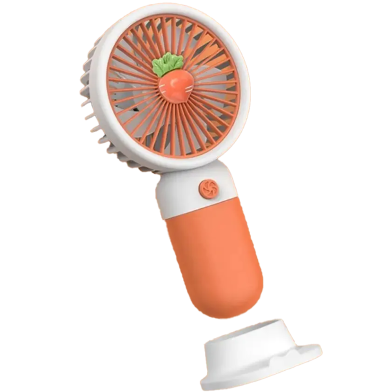 Rechargeable Cute Mini Handheld Fan with Strong Wind 1 Pcs image
