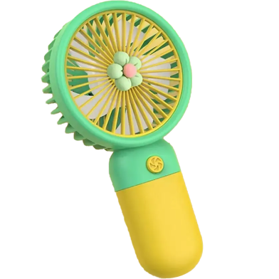Rechargeable Cute Mini Handheld Fan with Strong Wind 1 Pcs image