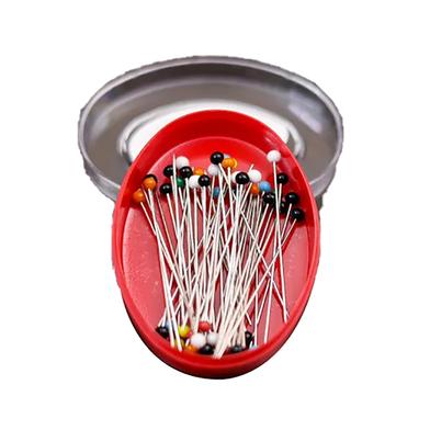  Premium Quality Imported Crystal Rhinestone Metal Hijab Pin 50 Pcs image