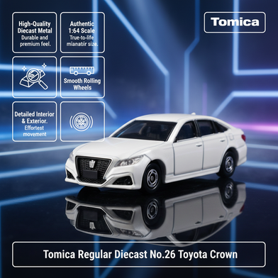 Tomica Regular Diecast No.26 Toyota Crown - 4904810143413 Slide 2