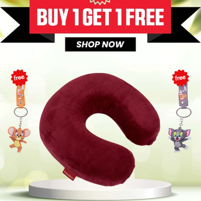  U-Shaped Travel Neck Pillow (Buy One Get Any One Tom and Jerry Key Ring FREE) image