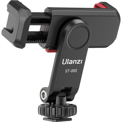  Ulanzi ST-06S Multi-Function Cold Shoe Phone Holder With Tripod Mount image