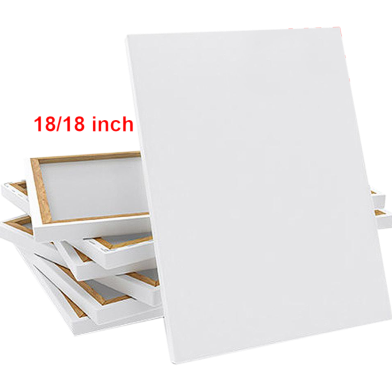  White Canvas- 18/18 inch image
