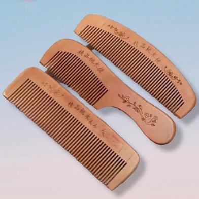Wooden Hair Comb Wooden Hair Comb - 3pcs Slide 4