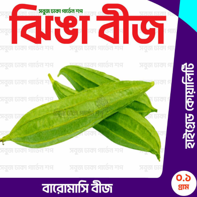 হাইগ্রেড বারোমাসি ঝিঙা বীজ ১ গ্রাম image