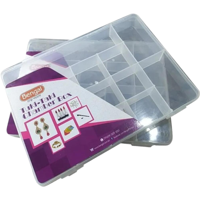 Multi Chamber Storage Box Jewelry Organizer image