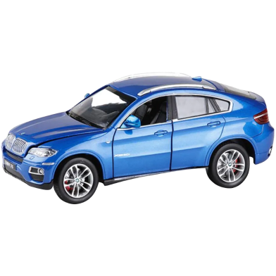 Blue 1:26 Scale Diecast Bmw X6 Suv Model image
