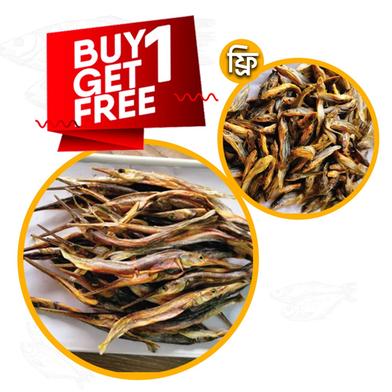 Kaikka/Kaikakila Shutki (Premium Quality) - 1kg with Tengra Shutki (Premium Quality) - 200g - Free (Buy 1 Get 1) image