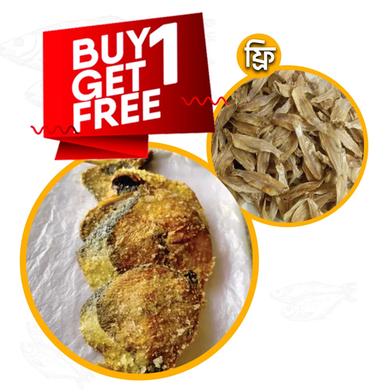 Nona Ilish (Tukra) Premium Size 1kg With Mola Matha Chara 200 gm FEEE (BUY1 GET1) image
