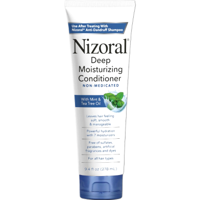 Nizoral Deep Moisturizing Conditioner with Mint and Tea Tree Oil For All Hair Types, Sulfate Paraben Free 278ml image