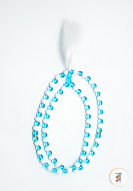 Cyan Tasbih White And Skey Blue image