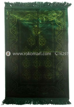 Safa Tex Mehrab Muslim Prayer Jaynamaz - জায়নামাজ (Green) - Any Design image