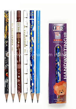 Top Fantasy Extra Dark HB Hand Writing Pencil - 10Pcs image