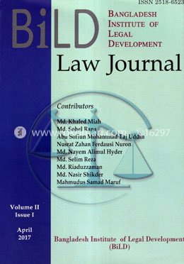 Bild Law Journal Volume-2 (Issue 1)
