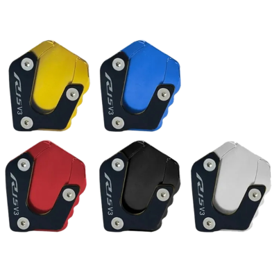 Amaha R15 V3 Bike Kickstand Extender Foot Side Stand Extension Pad Support Plate Enlarged Base Aluminum CNC (Any Colour) image