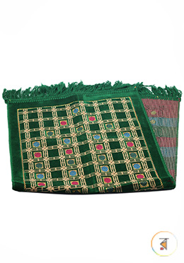 Small Size Muslim Prayer Jaynamaz Turkey (Green Color) For 5-6 Years Childern - Any Design image