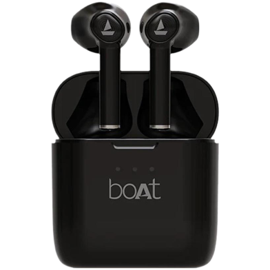 boAt Airdopes 131 upto 60 Hours Playback Wireless Earbuds - Active Black image