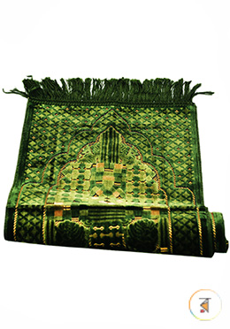 Small Size Muslim Prayer Jaynamaz (জায়নামাজ) Turkey (Olive Color) For 5-6 Years Children's - Any Design image