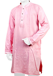  Pink Khadi Cotton Panjabi (P-112) image