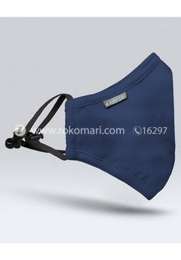 Fabrilife Premium 7 Layer cotton face Mask Navy Color image