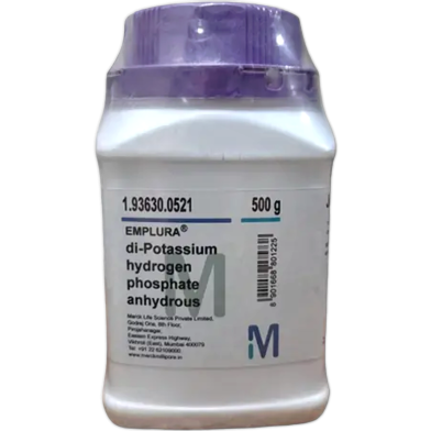 di-Potassium Hydrogen Phosphate 500gm Merck India image