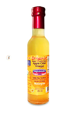 Discovery Organic Raw Unfiltered Apple Cider Vinegar with Mother - 250ml image