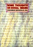 Some Thoughts on Social Issues