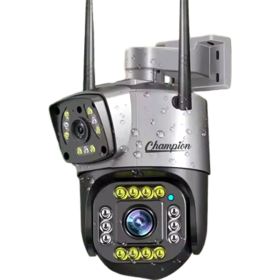 Outdoor Waterproof Dual Lens Sim and Wifi Support IP Camera V10 4g image