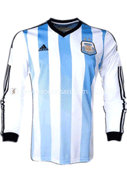 Argentina Home Jersey  : Very Exclusive Full Sleeve Only Jersey