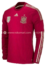 Spain Home Jersey : Special Full Sleeve Only Jersey 