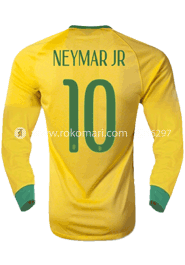 Brazil NEYMAR JR 10 Home Jersey  : Special Full Sleeve Only Jersey