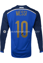 Argentina MESSI 10 Away Jersey : Very Exclusive Full Sleeve Jersey With Short Pant