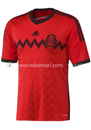 Maxico Away Jersey : Very Exclusive Half Sleeve Only Jersey 