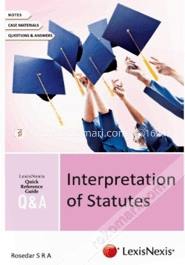 Interpretation Of Statutes (Paperback)