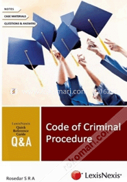 Code Of Criminal Procedure (Paperback)