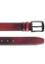 Antique Maroon Black Leather Belt for Men SB-B58 image