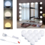 10 Bulbs Dimmable Lights Stick On, 3 Colors Makeup Light, Vanity Lighting Fixtures for Hollywood Mirror (No Mirror Included) image
